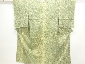 アンティーク　錦紗麦模様単衣着物